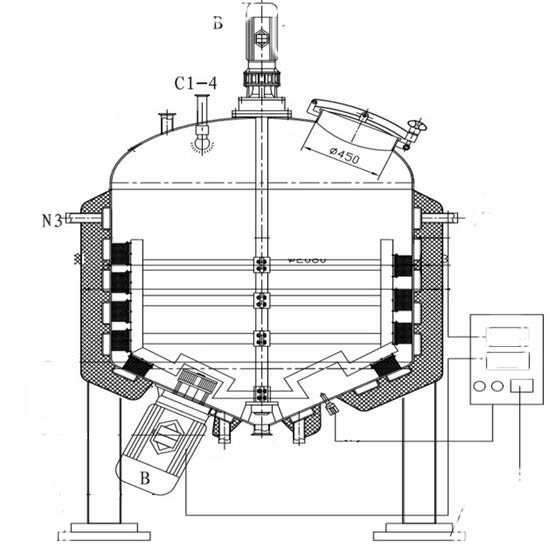 Mixing-Vessel-With-Stirrer